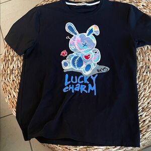 BKYS Black Graphic Tee for Men